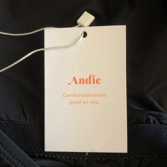 Andie NWT The Nantucket One Shoulder One Piece Black XS Sleek & Sophisticated - Picture 11 of 13